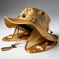 TrailShield Pro: The Golden Satin Mesh Ventilation Boonie Hat